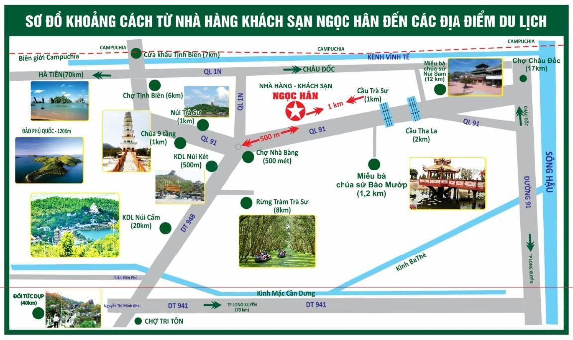 Khách Sạn Ngọc Hân Ap Vinh Phu Esterno foto